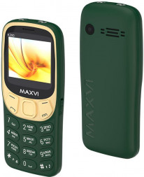 Телефон мобильный MAXVI K200 dark green