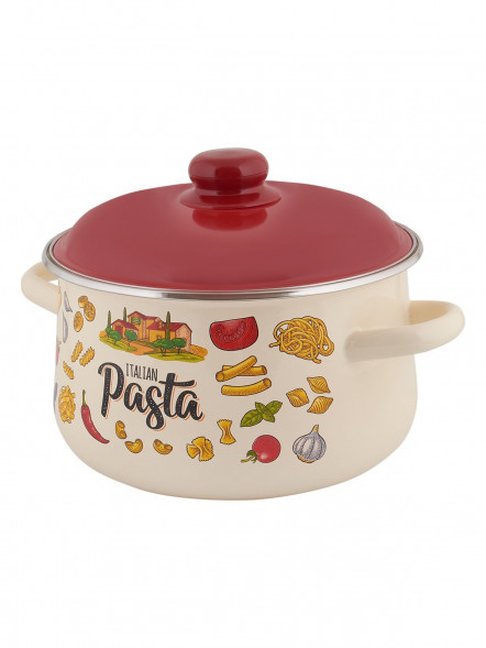 Кастрюля APPETITE 1с47я Pasta ITALIAN эмал конич 5,5л