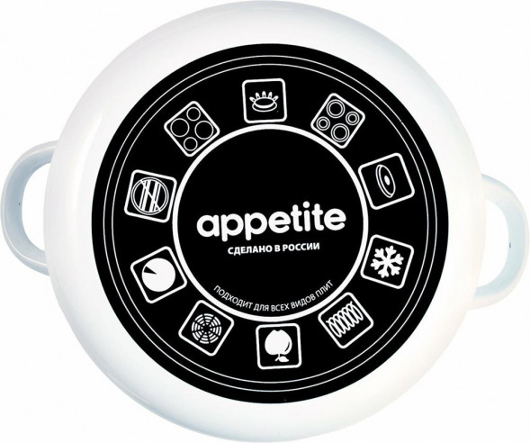 Кастрюля APPETITE 1RD201M Veggies эмал цил 4,0л