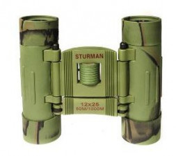 Бинокль STURMAN 12X25 зеленый