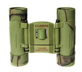Бинокль STURMAN 12X25 зеленый