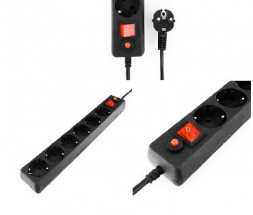 Сетевой фильтр ГАРНИЗОН (05883) EHB-10 [6 *3,0m* чер]