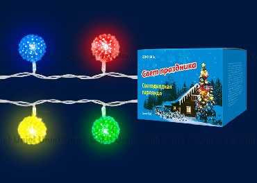 Гирлянда UNIEL (07921) ULD-S0280-020/DTA RGB BALLS