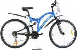 Велосипед TORRENT Outland 4000491 Черный/голубой