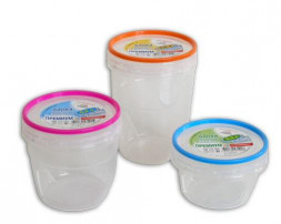 Емкость д/хранения продуктов ПОЛИМЕРБЫТ БАНКА ПРЕМИУМ 0,5л (43201)
