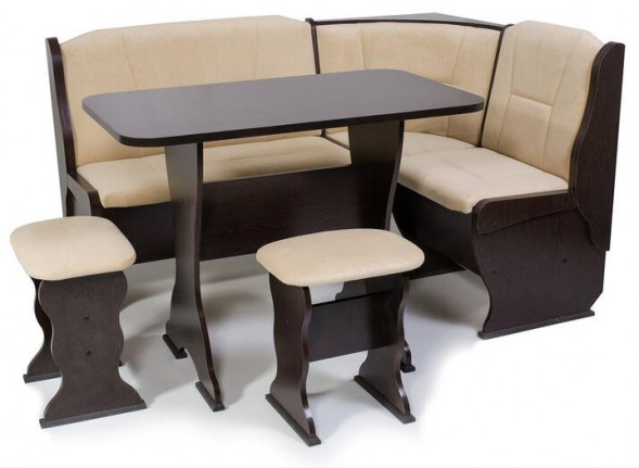 Набор мебели для кухни БИТЕЛ ОРХИДЕЯ Венге/Бежевый С-101 (4 кор)