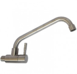 Кран на одну воду MAGNUS 9209 Кран на одну воду от стены , из нержавеющей стали марка 304