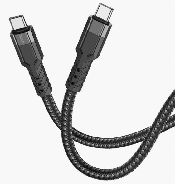Кабель HOCO (6931474770622) U110 Type-C (m) - Type-C (m) 1.2m - черный