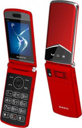 Телефон мобильный MAXVI E11 Red/Silver