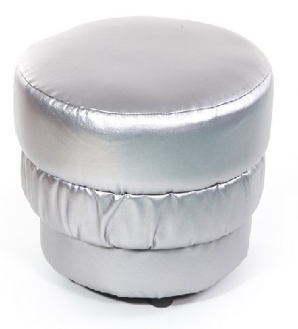 Корпусная мебель БИТЕЛ Пуф БОЧОНОК серебро