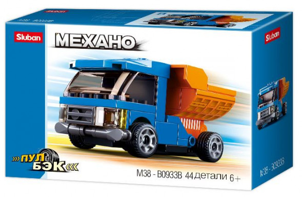 Конструктор пластиковый SLUBAN &quot;Грузовик&quot;(44 детали) M38-B0933B ПП-00169623