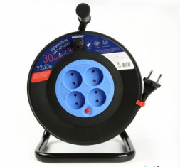 удлинитель SMARTBUY (SBE-10-4-20-N) 4 гнз - 20м, на катушке, б/з