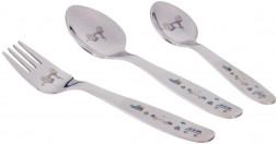 DOMENIK DMC195 Набор столовых приборов BUNNY CAR 3 предметов