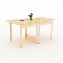 Стол-книжка BONMEBEL Тайга миди Стол обеденный дуб молочный (1 пак.)