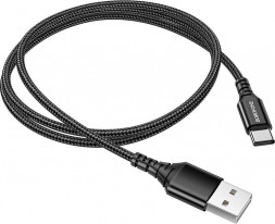 Кабель BOROFONE (6931474745835) BX54aUSB 2.4A Type-C черный - 1,0m