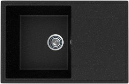 Мойка PRACTIK PR-M 735-004 черный оникс