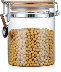 Емкость для хранения TECO TC-J700-10 с бамбуковой крышкой 700мл