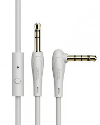 AUX-кабель HOCO (6931474713438) UPA15 3.5mm (m) - 3.5mm (m) + микрофон 1.0m - серый
