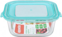 Контейнер APPETITE SL800SLB стекл квадр 800мл голуб д/хранения