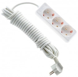 Удлинитель UNIEL (02892) S-GCD3-5 с/з 3 гн.-5 м