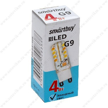 Светодиодная лампа SMARTBUY (SBL-G9 04-40K) 4W/4000/G9