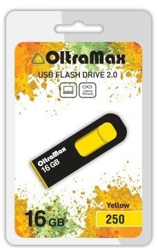 USB флэш-накопитель OLTRAMAX OM-16GB-250 желтый