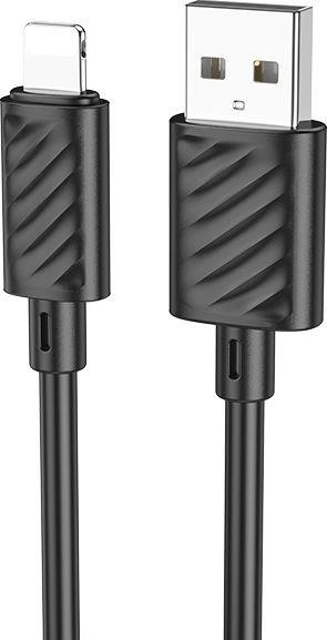 Кабель HOCO (6931474783301) X88iUSB 2.4A Lightning 8-pin черный - 1,0m