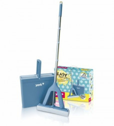 Набор для уборки YORK ИЗИ губчатая швабра и ведро с отжимом 072060