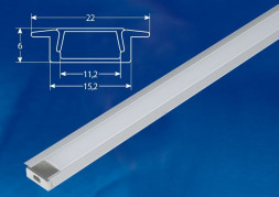 АКСЕССУАРЫ ДЛЯ СВЕТИЛЬНИКОВ UNIEL (UL-00005026) UFE-K01 SILVER/FROZEN 200 POLYBAG