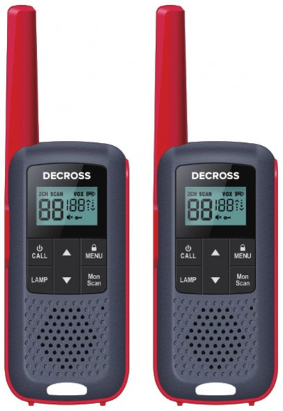 Рация DECROSS DC63 Red Twin EU