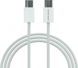 Кабель MORE CHOICE (4620202550378) K75a USB 3.0A PD 60W для Type-C Type-C нейлон 2м White