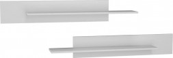 Полка НК-МЕБЕЛЬ POINT комплект полок Белый/Белый глянец 71774470 НК-МЕБЕЛЬ POINT комплект полок Белый/Белый глянец 71774470 (1 кор.)