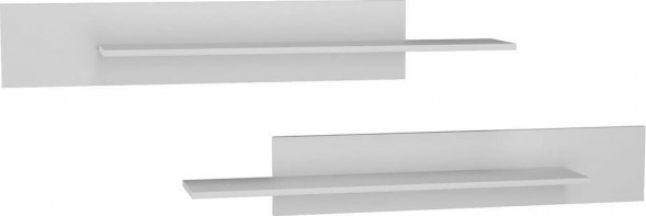 Полка НК-МЕБЕЛЬ POINT комплект полок Белый/Белый глянец 71774470 НК-МЕБЕЛЬ POINT комплект полок Белый/Белый глянец 71774470 (1 кор.)