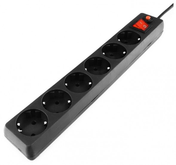 Сетевой фильтр ГАРНИЗОН (06153) EHB-15 [6 *5,0m* чер]