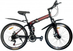 Велосипед TORRENT Transformer 4000357 Матовый черный/графит/красный