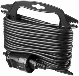 Удлинитель STAYER Удлинитель на рамке "MF 207", 10 м, 2200 Вт, 1 гнездо, ПВС 2х0,75 мм2 55014-10_z01