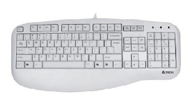 Клавиатура A4TECH KLS-30 PS/2 белый