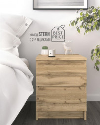 Комод НК-МЕБЕЛЬ STERN комод Т-1 (16 мм) 2-я Дуб Вотан 72674924 (1 кор.)