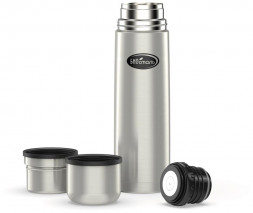 Термос БИОСТАЛЬ NB-1000K2, с двумя чашками