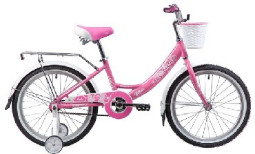 Велосипед NOVATRACK 205AGIRLISH.PN9 20&quot;, GIRLISH line,розовый 134090