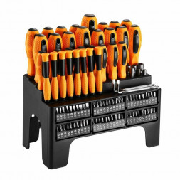 Набор отверток DEKO SS100 с удобной подставкой (100 предметов) 065-0607