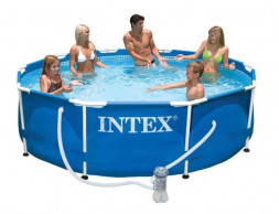 Бассейн каркасный INTEX Бассейн каркасный 305х76см.+ фильтр-насос .(в коробке) Арт.28202NP