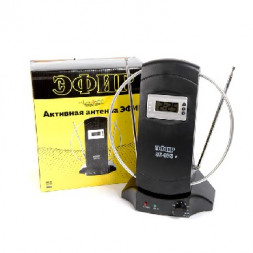 Антенна комнатная ЭФИР SE-878 DVB-T2/ДМВ+МВ, активная