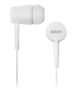 Наушники BBK EP-1002S белый