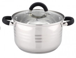 Кастрюля TECO TC-C2900-06B из нерж. стали 18 cm/2,9л