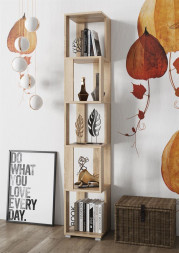 Стеллаж НК-МЕБЕЛЬ STERN стеллаж Т-10 (16 мм) Дуб Сонома 72674933 (1 кор.)