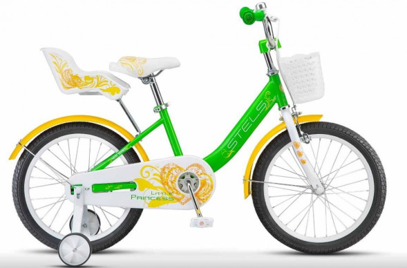 Велосипед STELS Little Princess KC 16" Z010 (м), EP-00006185*X0000001406* 9.8" Салатовый 2024