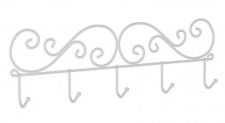 Вешалка настенная ЗМИ Вешалка настенная "Кружева 5" Белый ВН 276