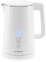 Чайник электрический HYUNDAI HYK-S5508 1.5л. 2200Вт белый (металл/пластик)