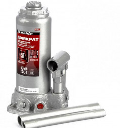 Домкрат MATRIX Домкрат гидравлический бутылочный, 5 т, H подъема 216-413 мм 50756